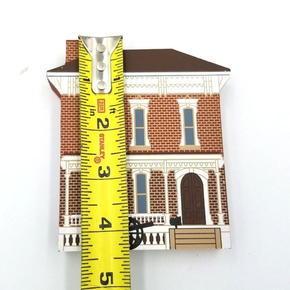 Cat's Meow Village Sherman Home Wood Shelf Sitter Civil War Generals Collectors - Picture 7 of 8